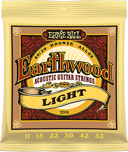 Pack of Light Earthwood Bronze strings