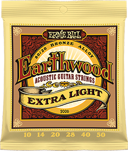 Pack of Extra Light Earthwood strings